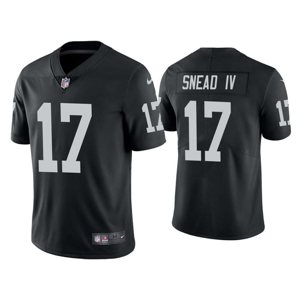 Men Oakland Raiders #17 Willie Snead IV Nike Black Limited NFL Jersey->oakland raiders->NFL Jersey